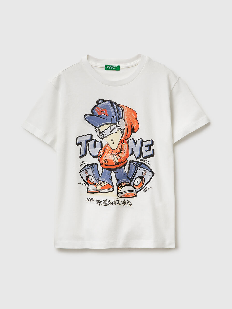 Organic cotton printed T-shirt