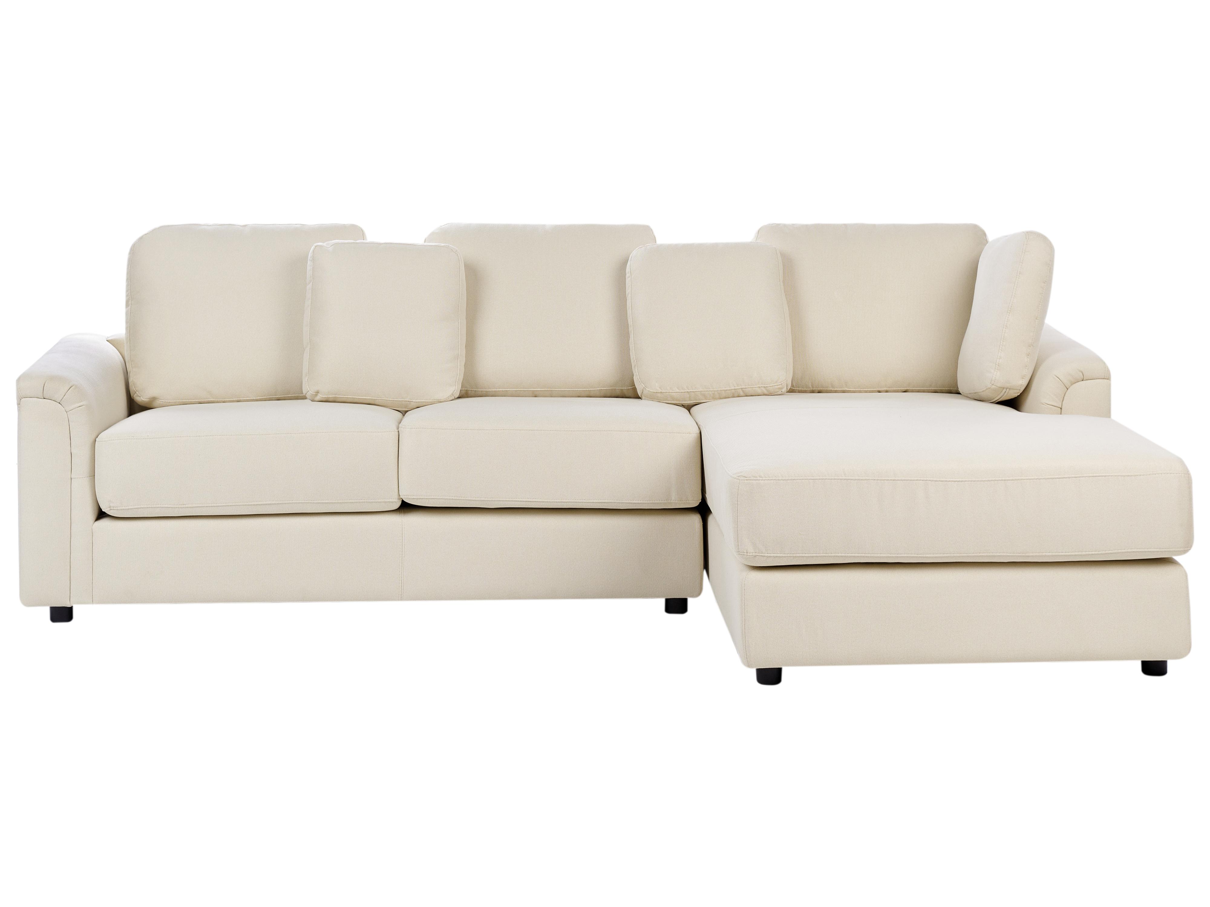 Ottoman KOHLO Fabric Light Beige