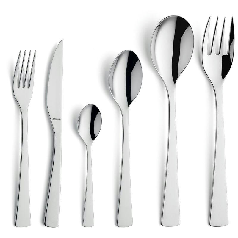 LIVIA - Ménagère 50 couverts en Acier Inoxydable