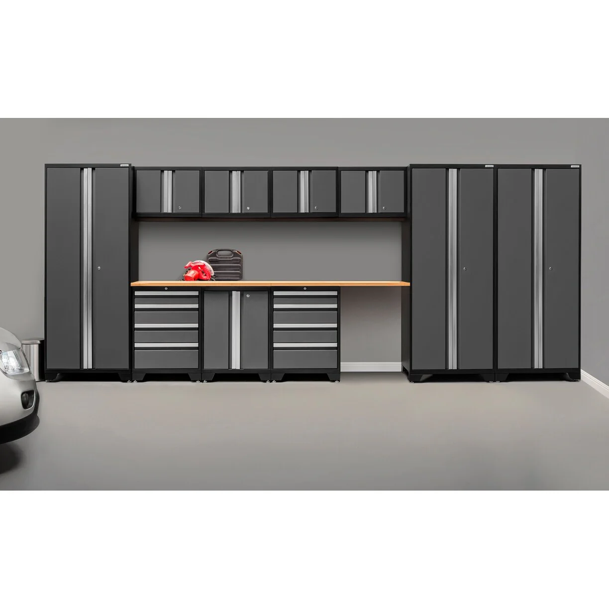 NewAge Products Bold Series 3.0 186 W x 18 D Grey 12 Piece Set