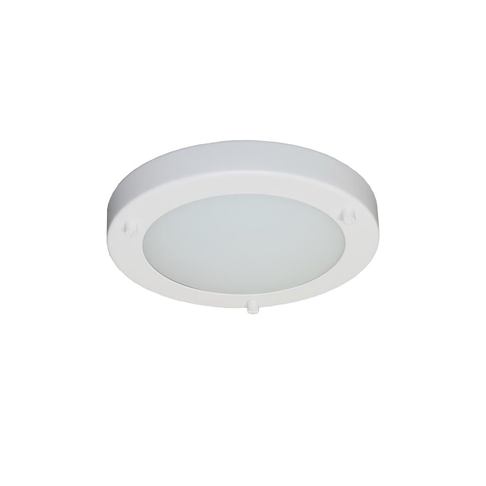 Artdelight plafondlamp Yuca - 1 lichts - 18 x 5  cm - wit
