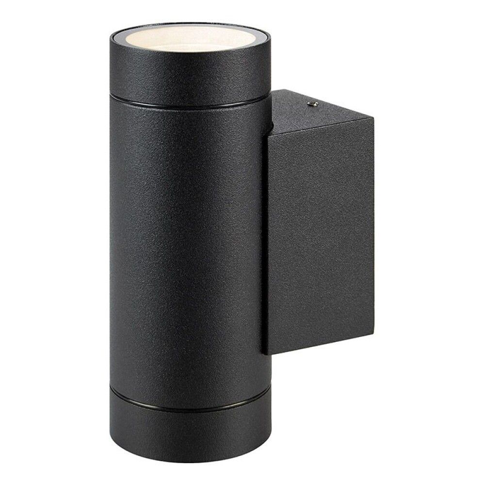 VEGGLAMPE MARKSLÖJD PIPE 2 SVART
