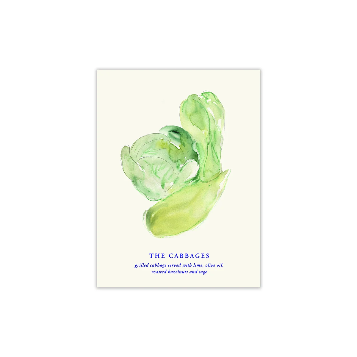 Paper Collective - The Cabbages Poster