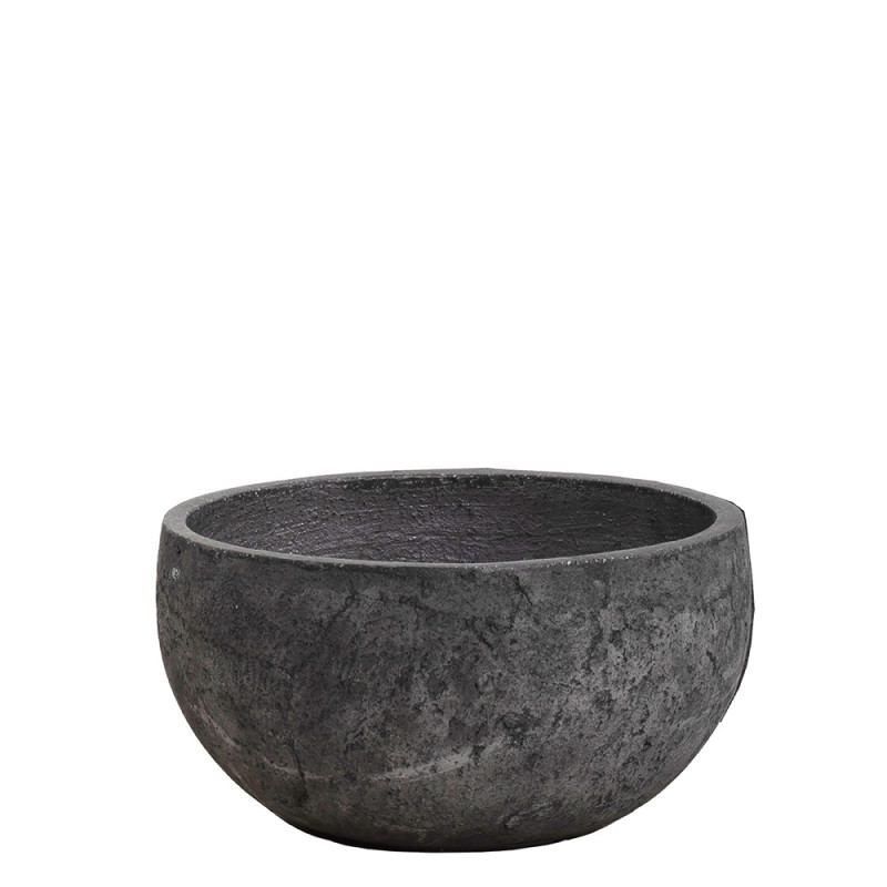 Coupe en ciment New Cement grise Ø 32 x 16 cm