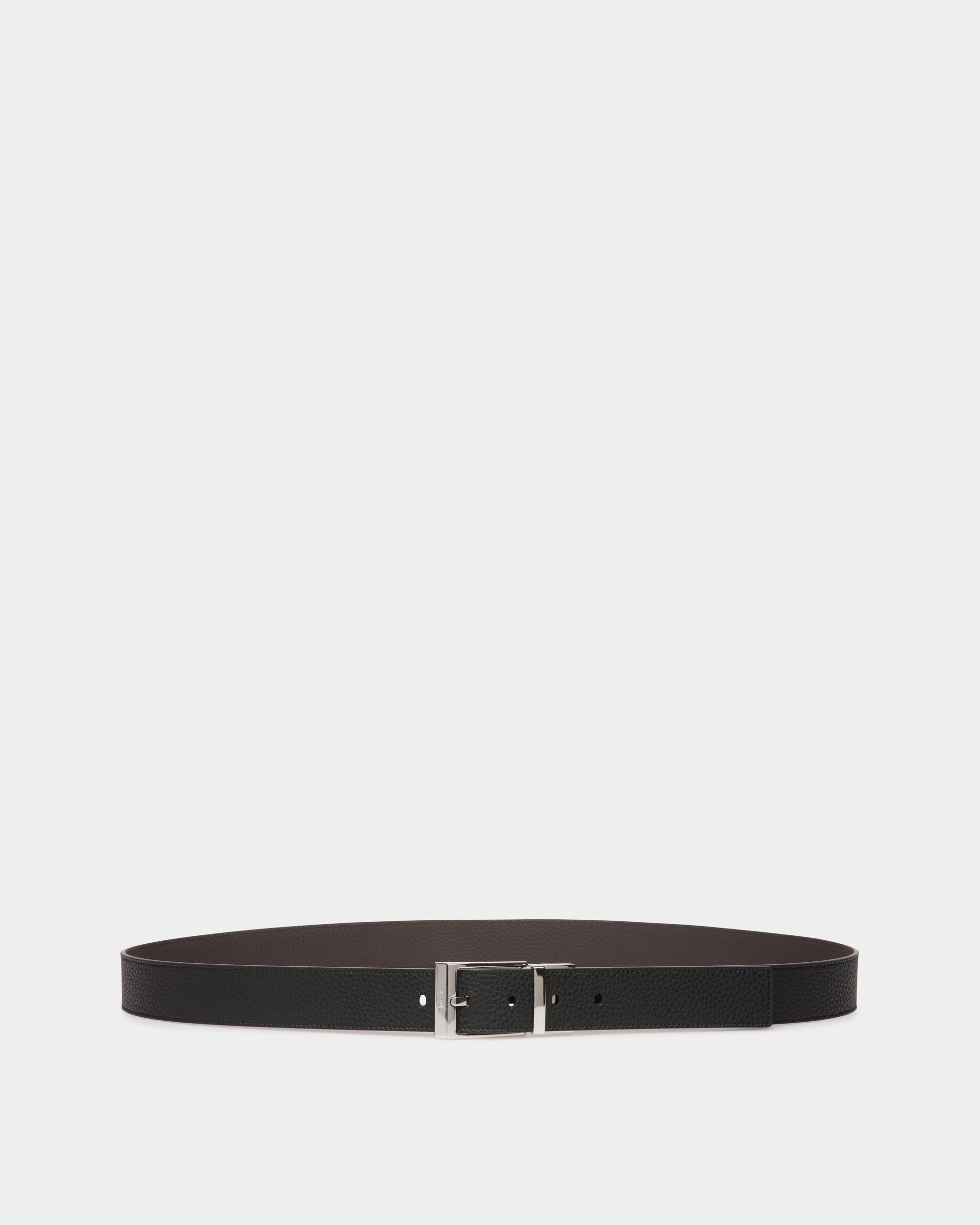 Shiffie 35 mm Verstellbarer Wendegürtel Aus Leder In Schwarz Und Braun