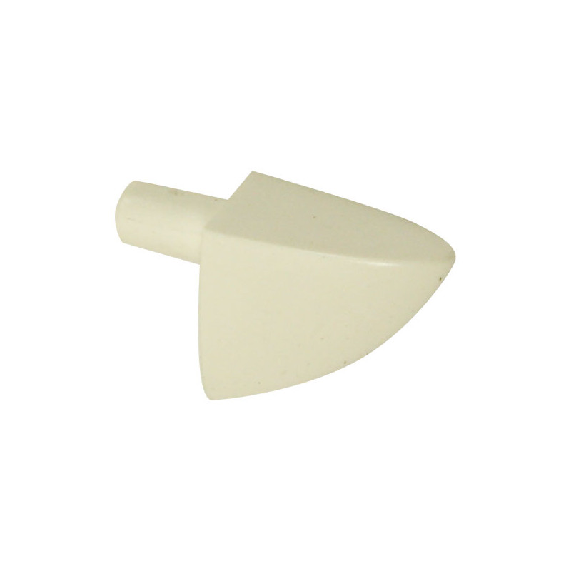 Taquet pour étagère en plastique blanc Ø 5 mm 16 pièces TEKNIBOX