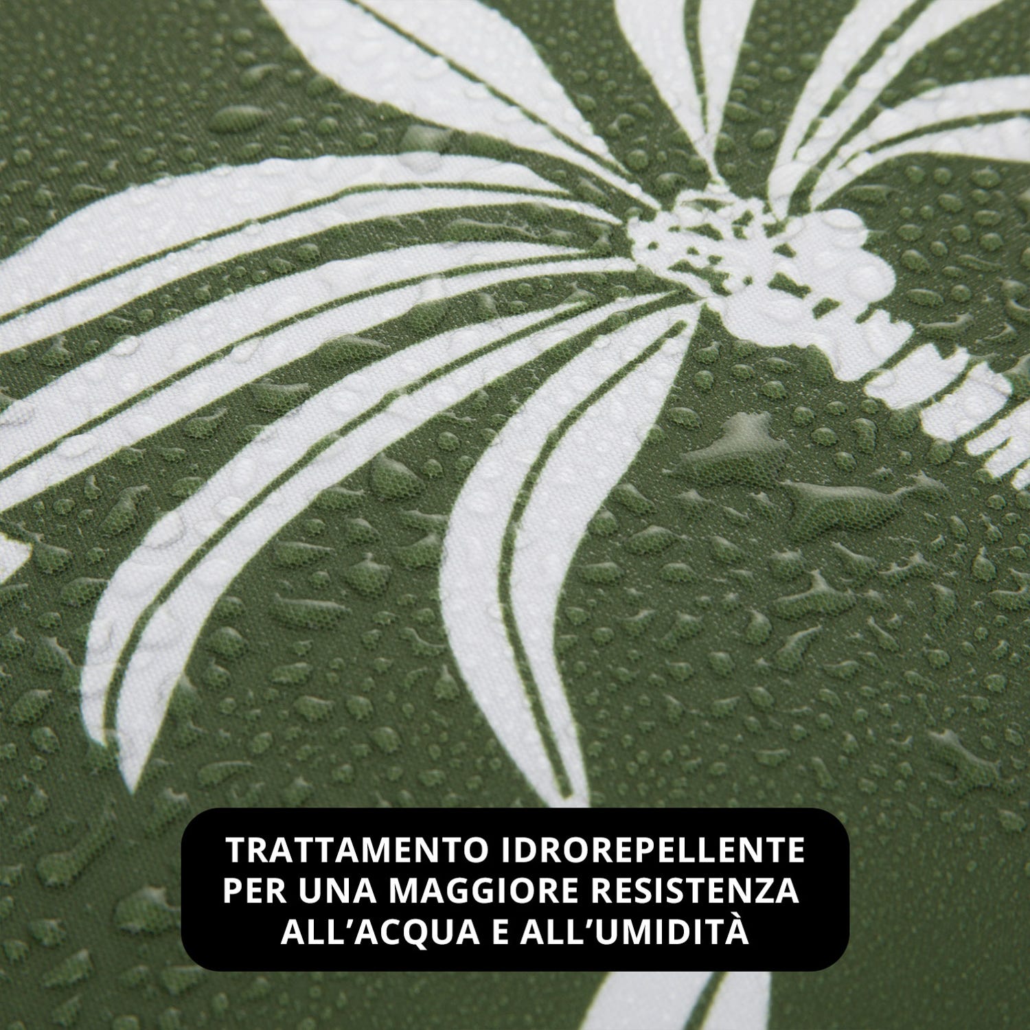 Cuscino sedia idrorepellente 40x40 cm verde