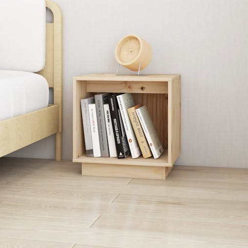 NNEVL Bedside Cabinets 2 pcs 40x30x40 cm Solid Wood Pine