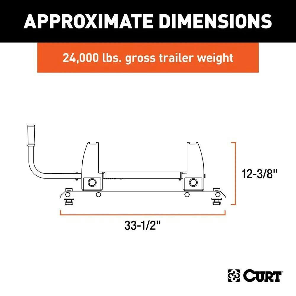 CURT Puck System 5th Wheel Slider