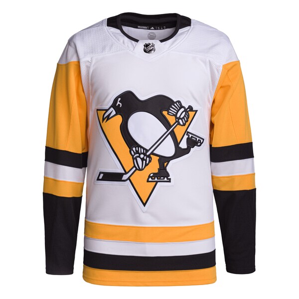 Pittsburgh Penguins adidas Away Primegreen Authentic Jersey – White