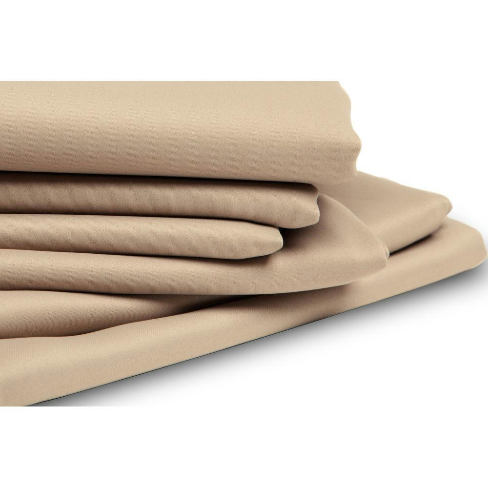 - Rideau occultant beige 140 x 350