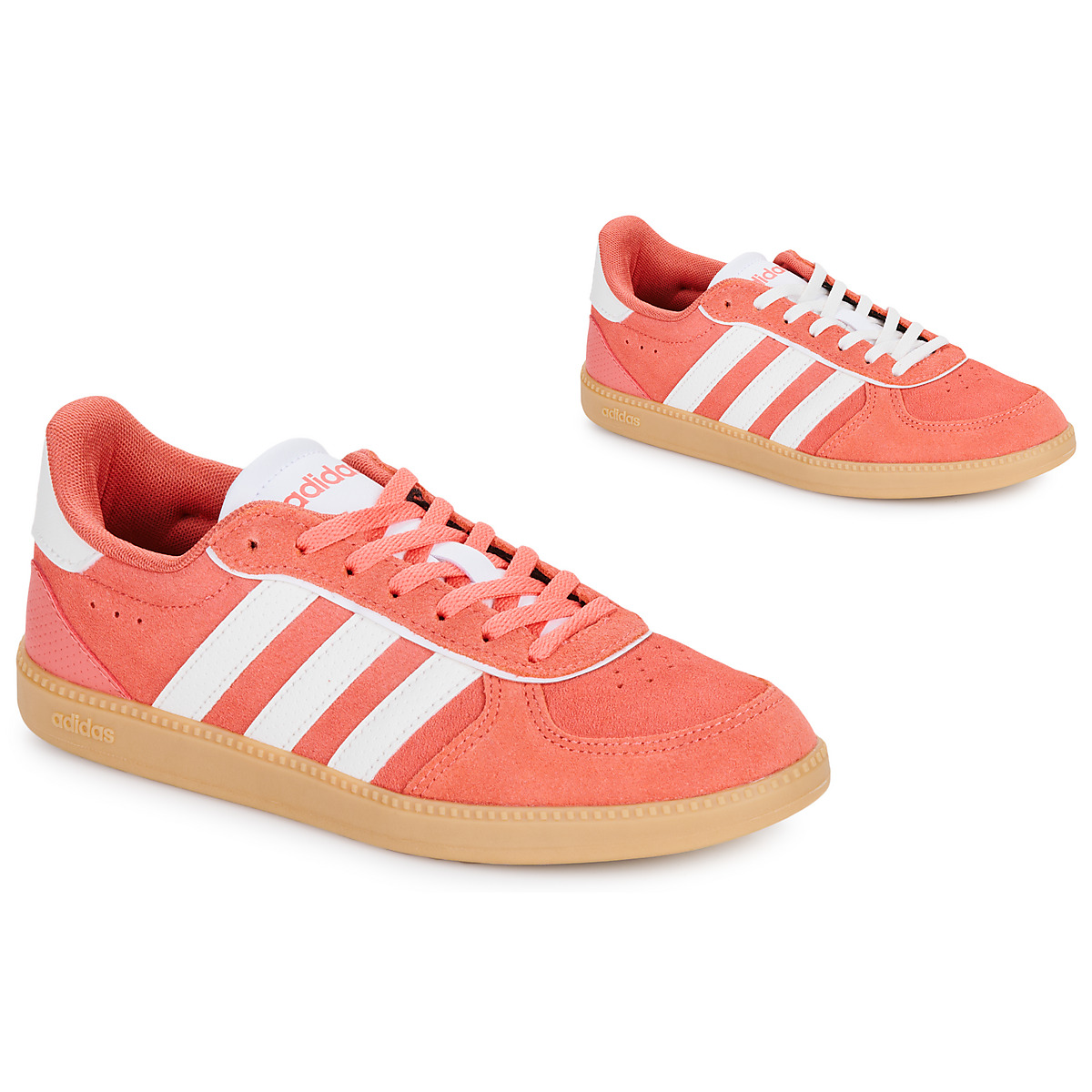 adidas - BREAKNET SLEEK SUEDE - Coral / Beige