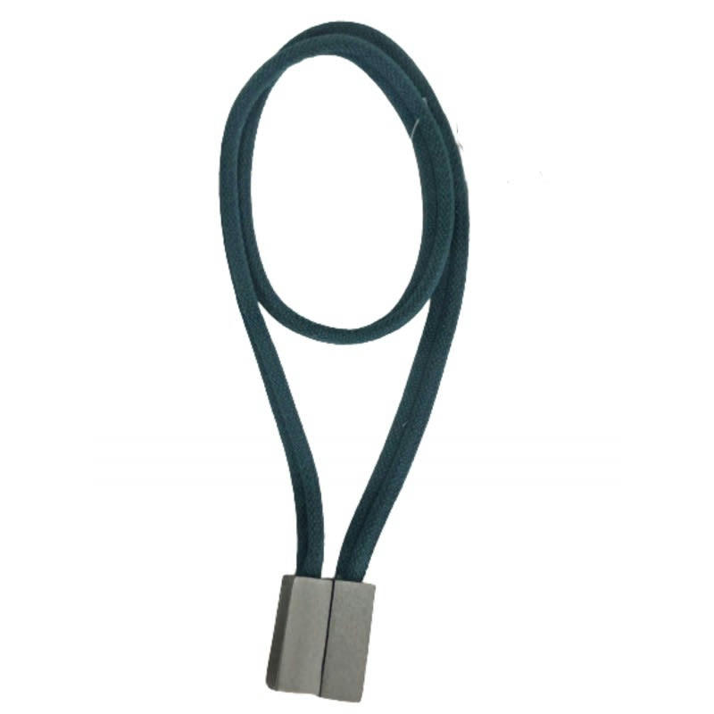 JONQUERA - - Embrasse rideaux textile aimantée sans perçages - Pétrole