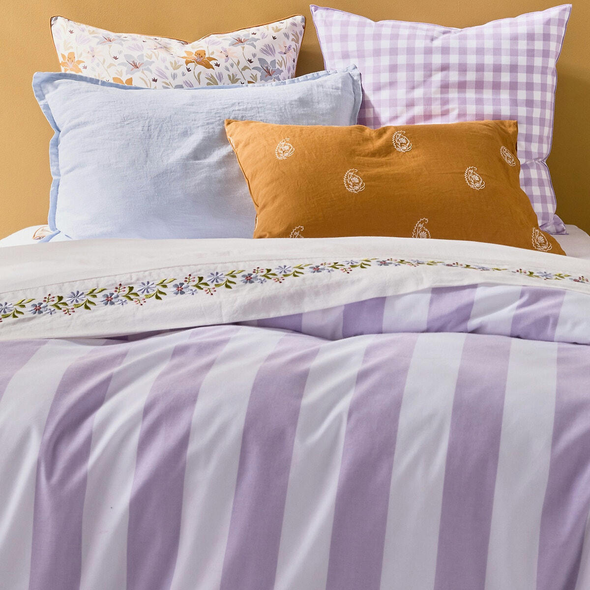 Housse de couette coton, Tamori Violet