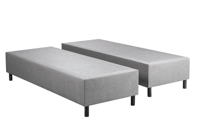 Łóżko Hotelowe BOX 30 z Wezgłowiem Łączone 160x200 Szare