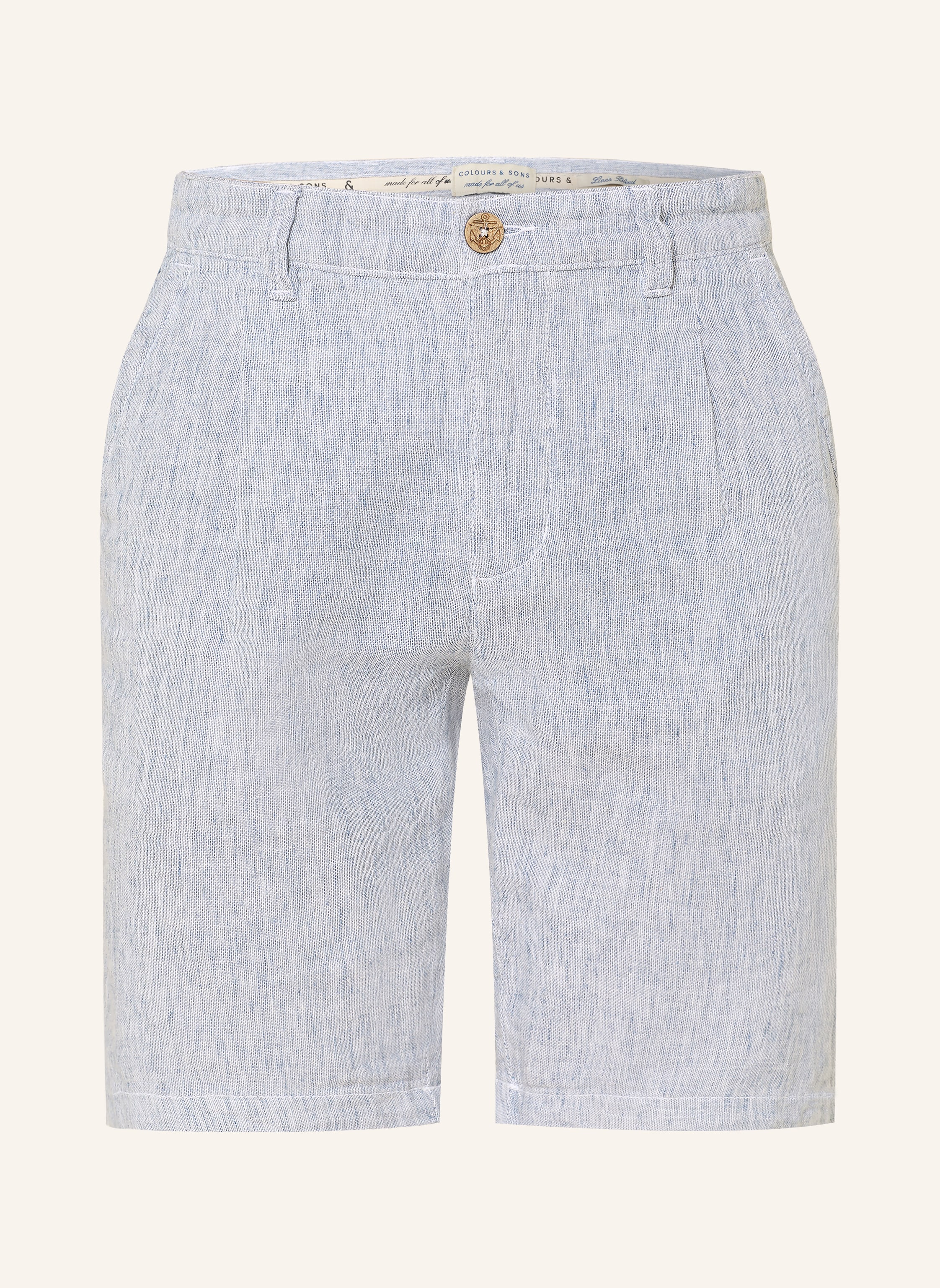 COLOURS & SONS Shorts mit Leinen