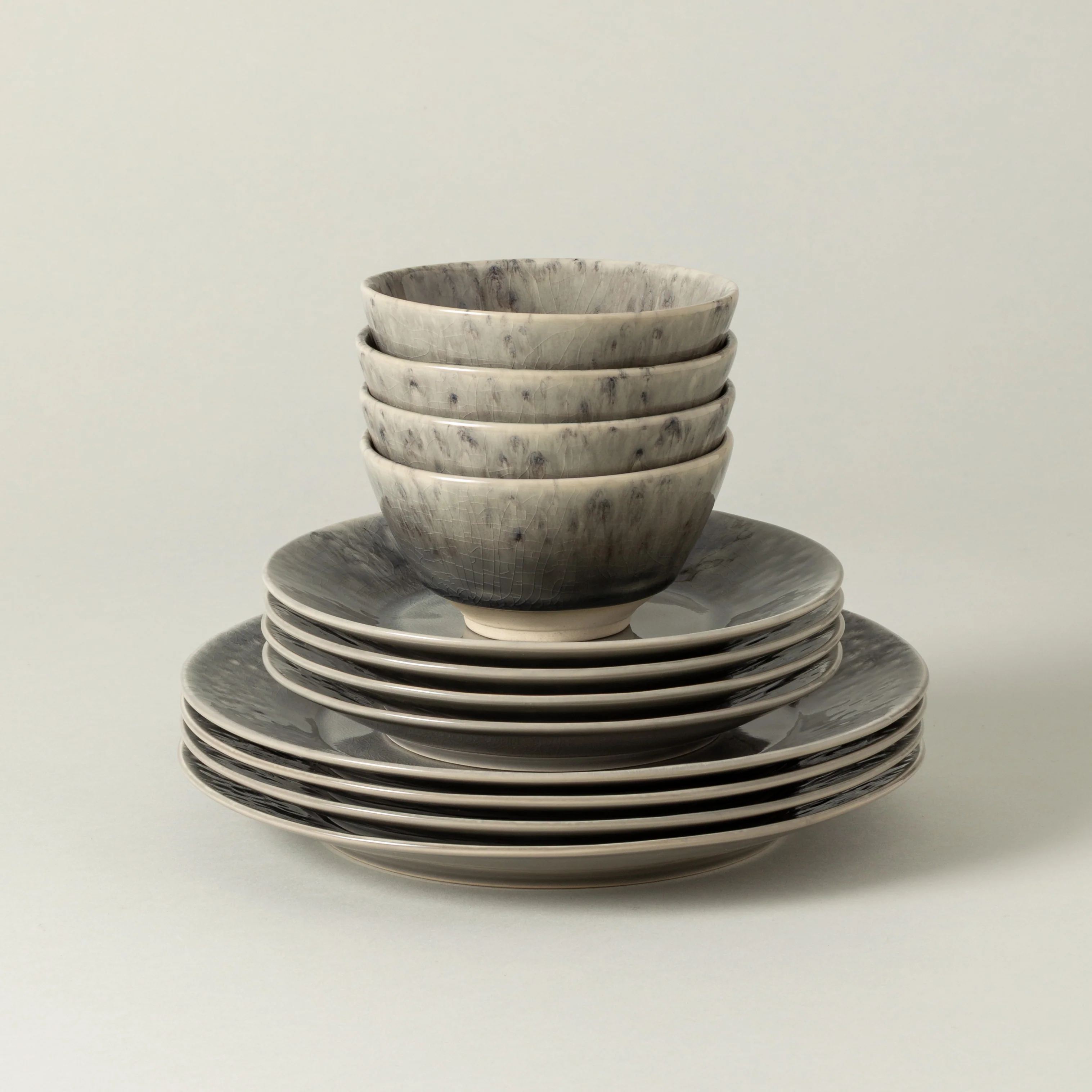 12-Piece Dinnerware Set with Bowl Madeira