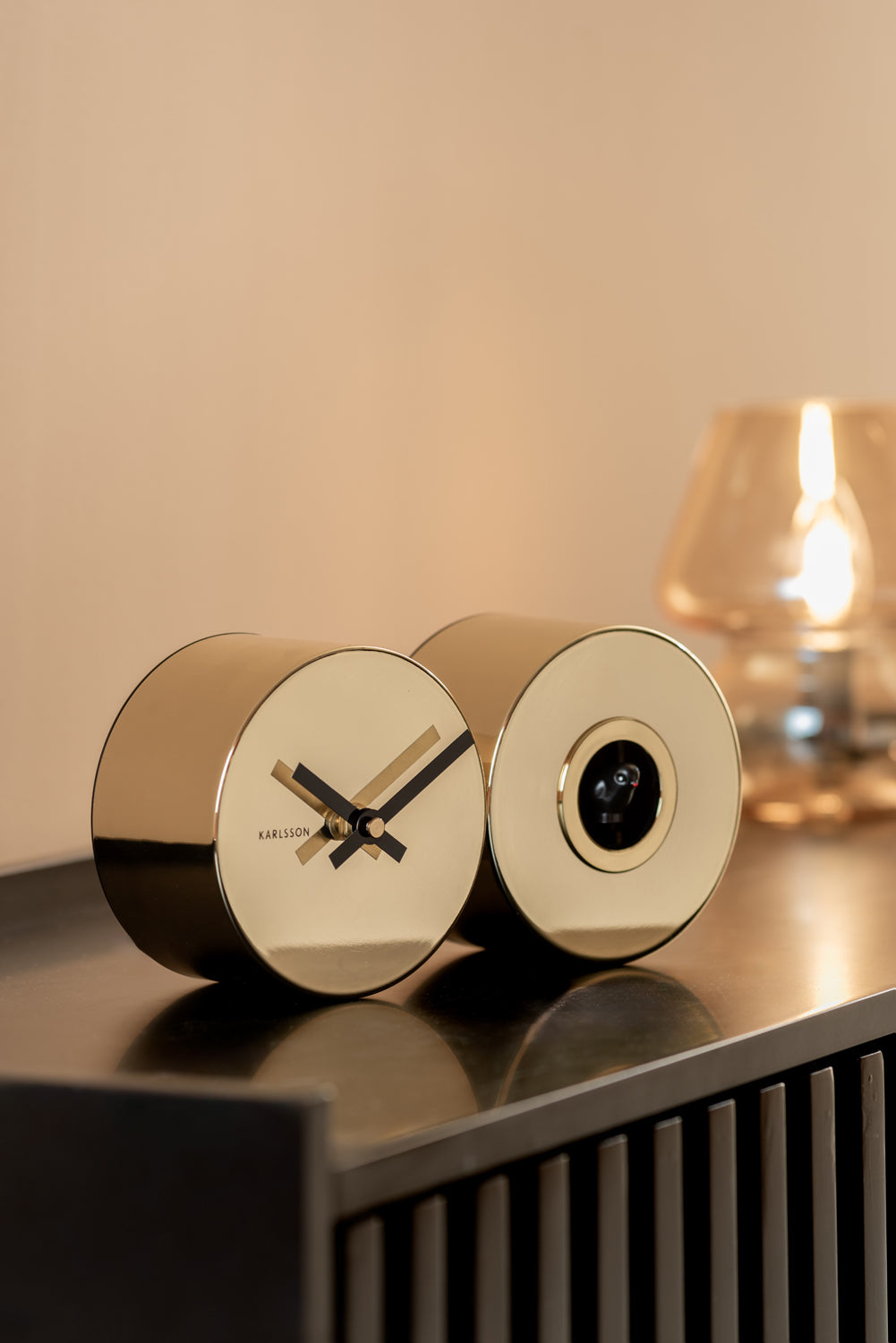 Karlsson - Wall Clock Duo Cuckoo Plated