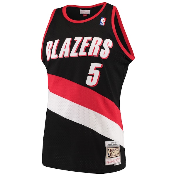 Jermaine O'Neal Portland Trail Blazers 1999/00 Hardwood Classics Swingman Jersey - Black