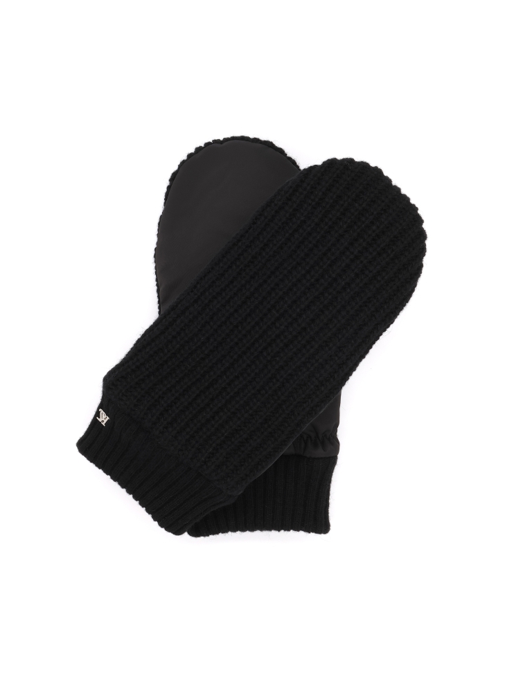 Men's wool blend mittens