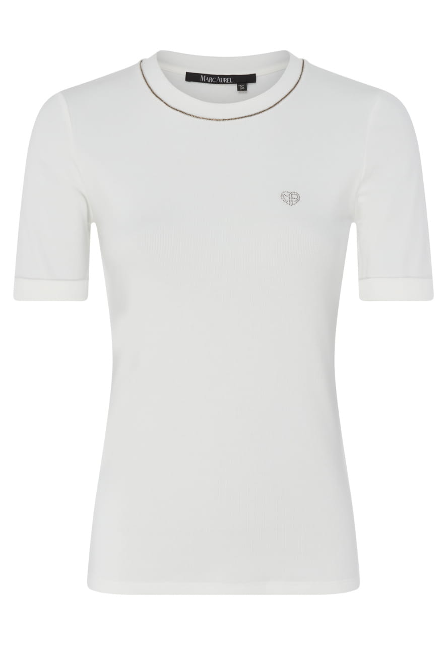 Shirt mit Schmuckketten-Detail