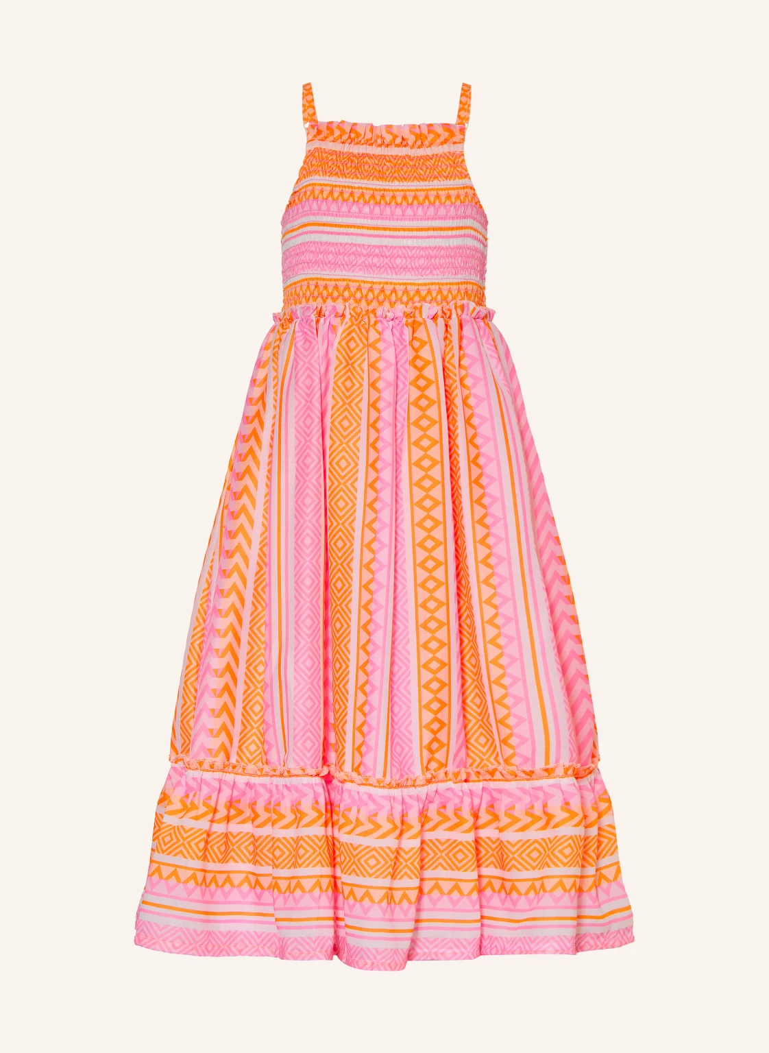 DANAMADE Kleid mit Rüschen