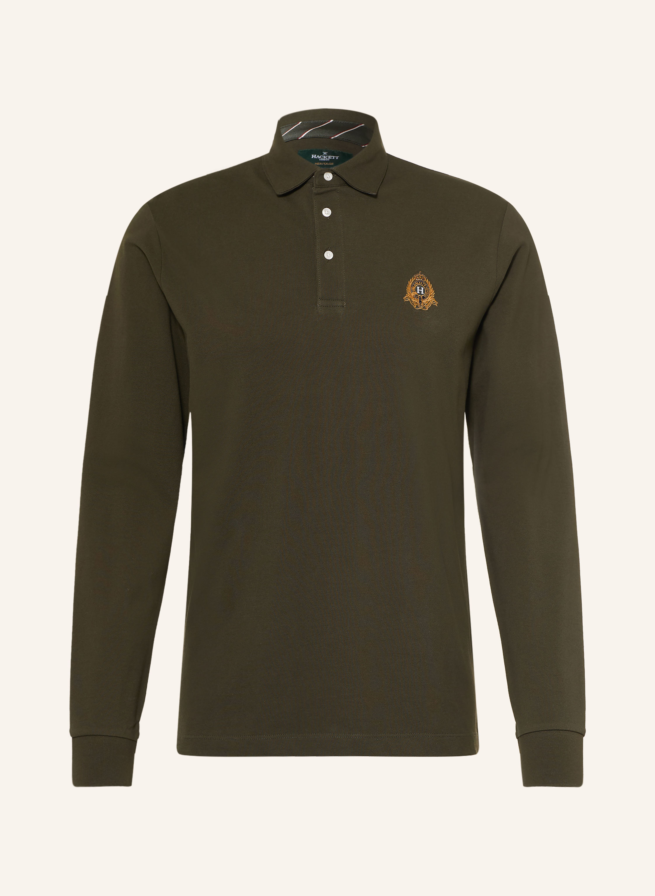 HACKETT LONDON Piqué-Poloshirt HERITAGE CREST