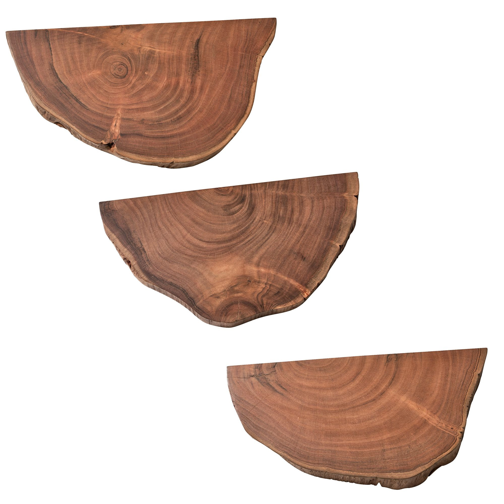 Półka ściennaschody roślinne, zestaw 47 cm