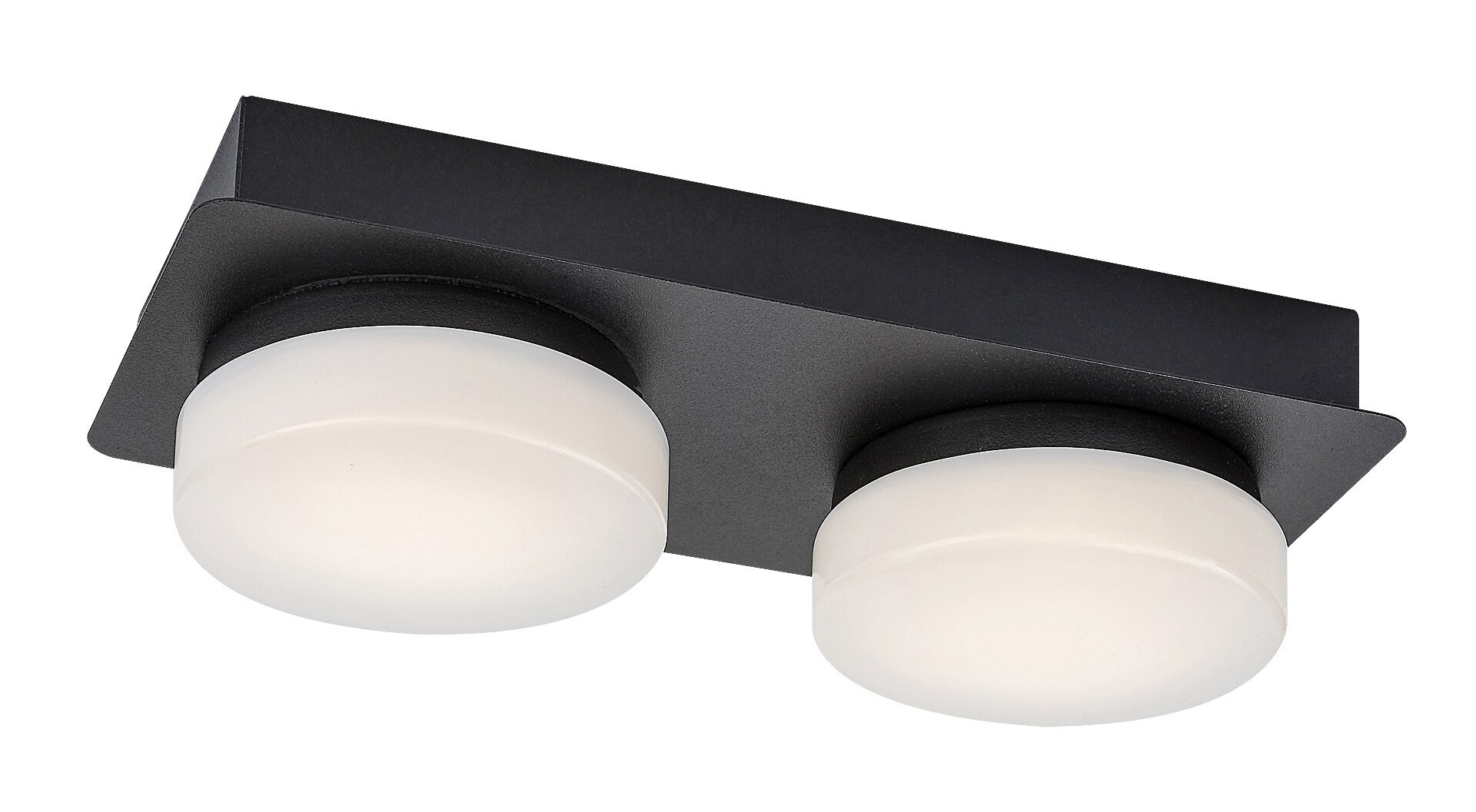 Lampa sufitowa Attichus czarna matowa-biała LED 1x11W 4000K 1200lm Rabalux