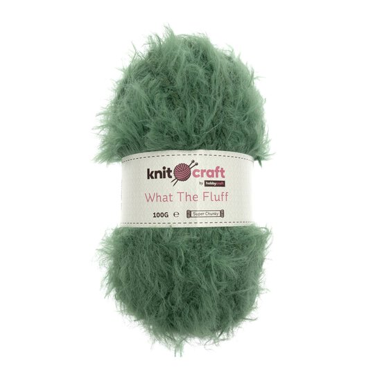 Knitcraft Green What the Fluff 100g