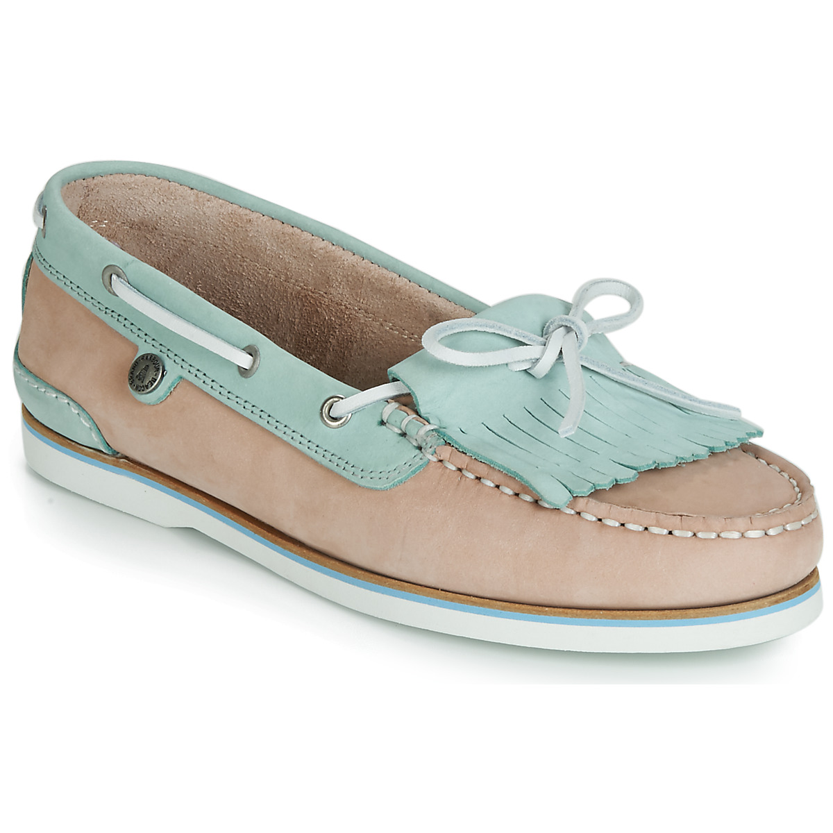 Barbour - Ellen Boat Shoe - Lt / Pink / Lt / Blue