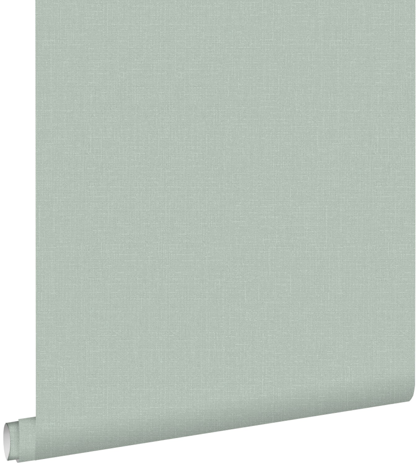 ESTAhome behang linnenstructuur celadon groen - 53 cm x 10.05 m - 148740