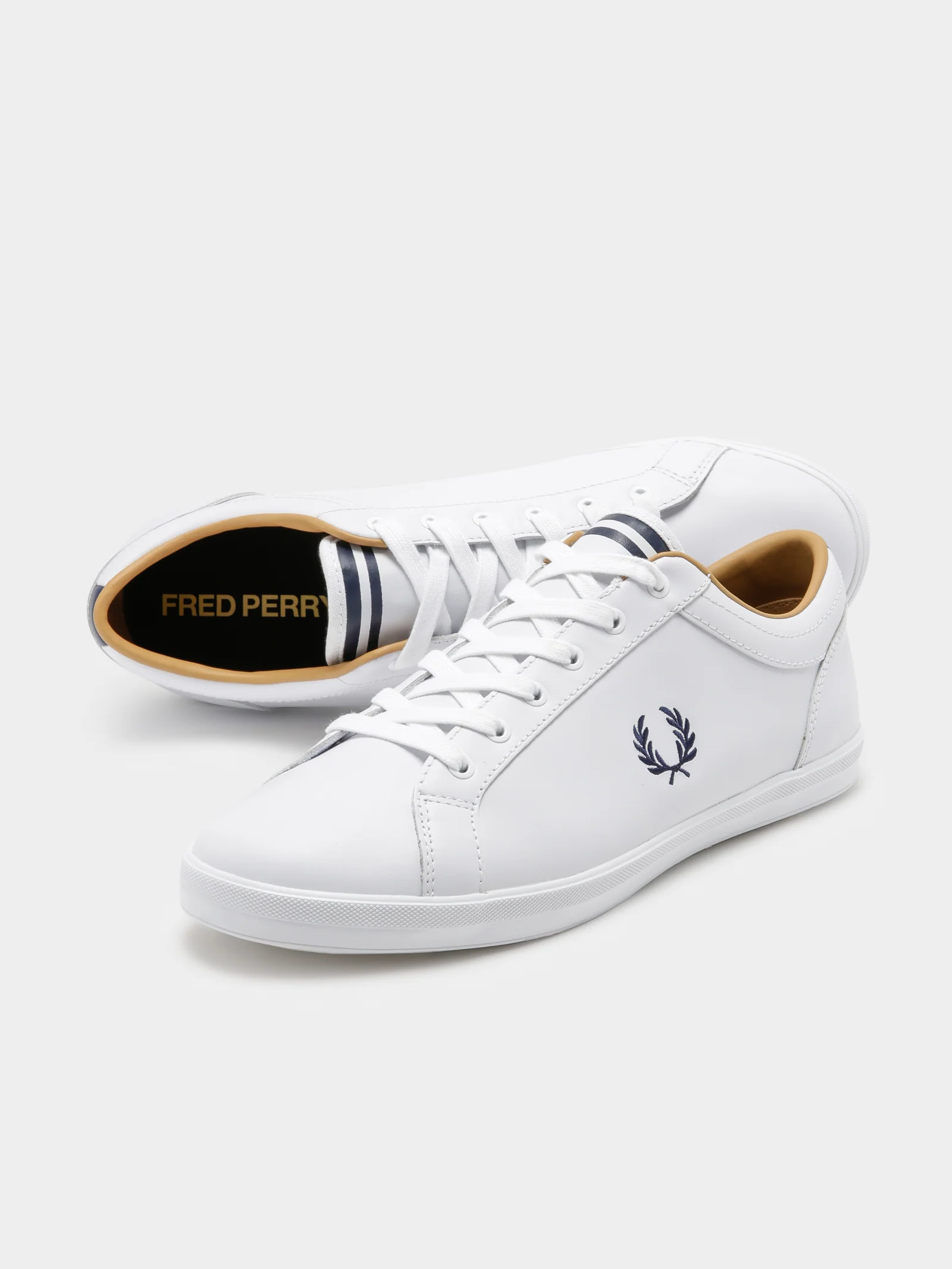 Mens Baseline Leather Sneakers