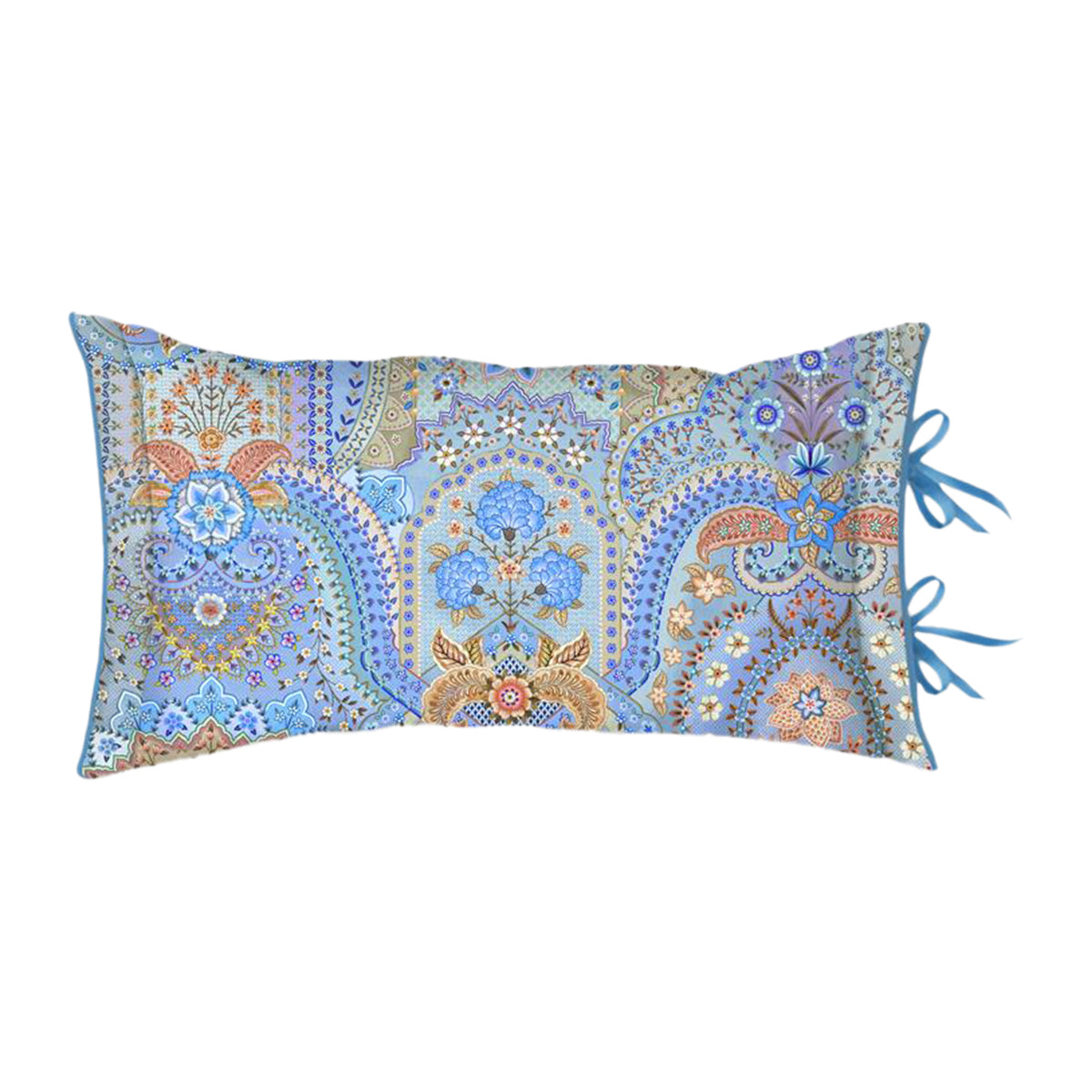 Pip Studio Jabali Flower Sierkussen 35 x 60 cm - Blauw