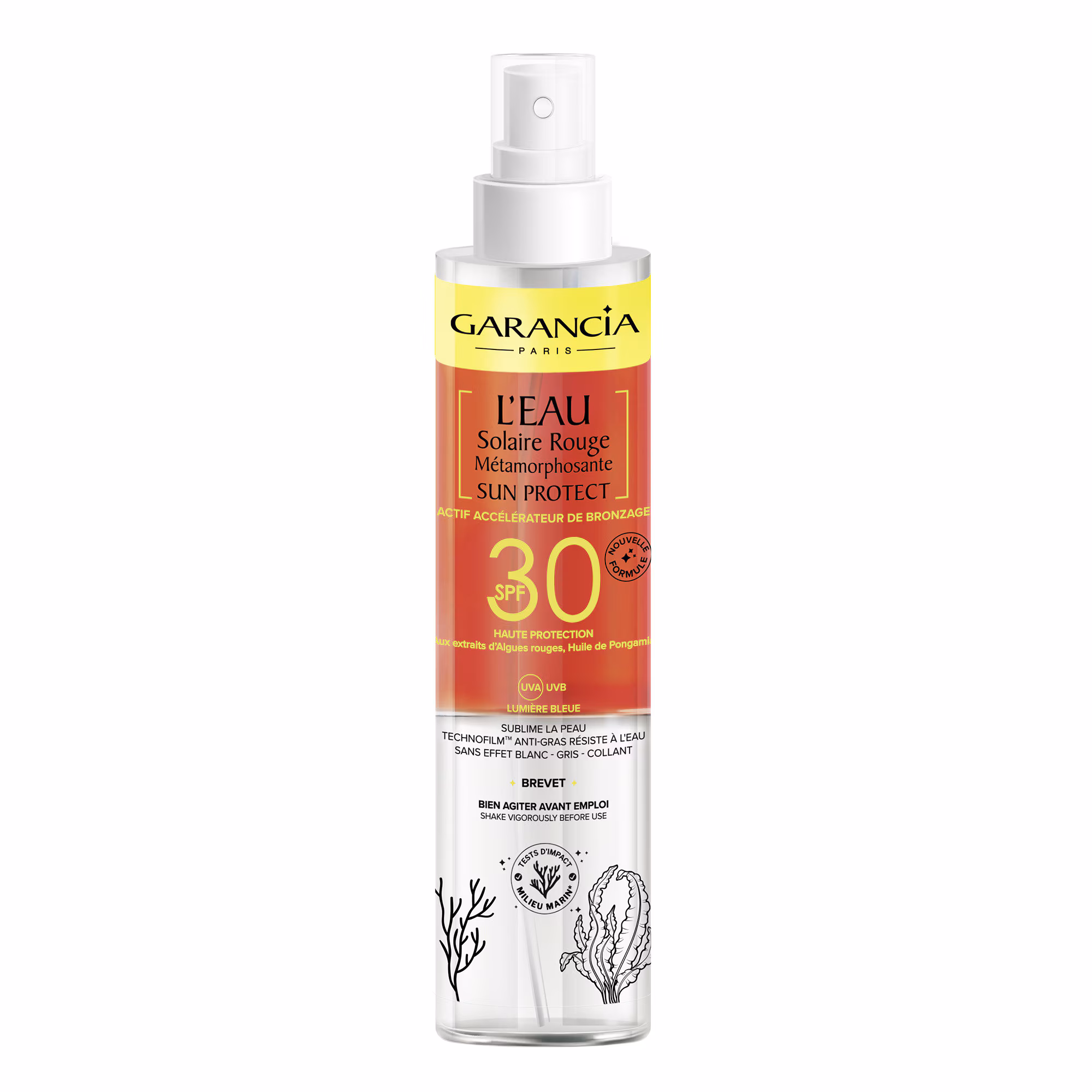L'EAU SOLAIRE ROUGE METAMORPHOSANTEAccélérateur de bronzage haute protection spf30