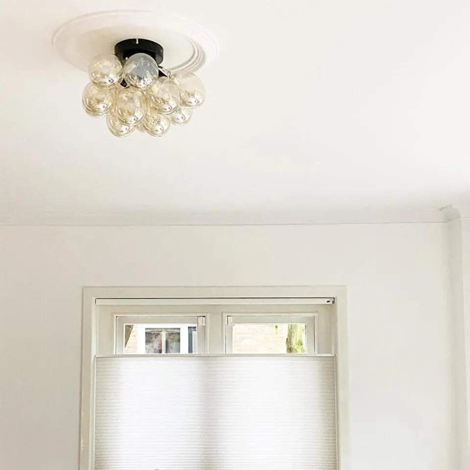 Qazqa plafondlamp uvas goudkleurig g9