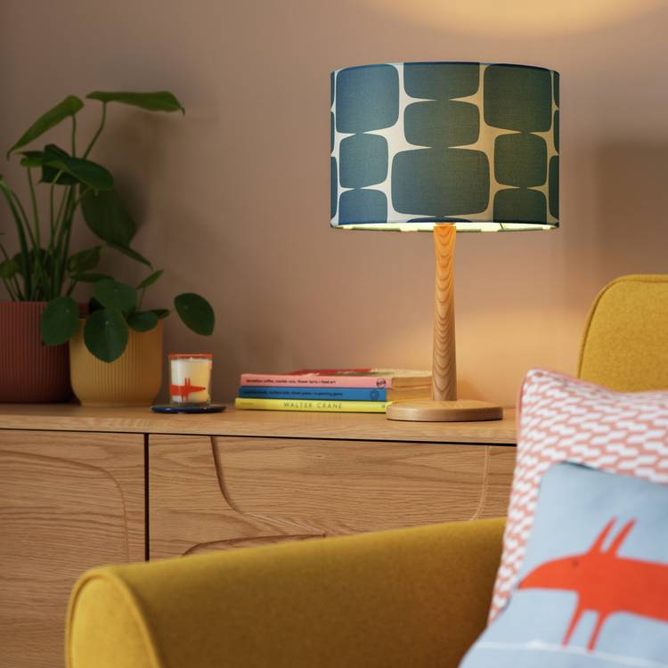 Habitat x Scion Teal Lohko Lampshade - 30cm