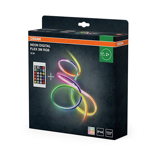 OSRAM Neon Digital Flex ruban LED extérieur 3M RVB   RC