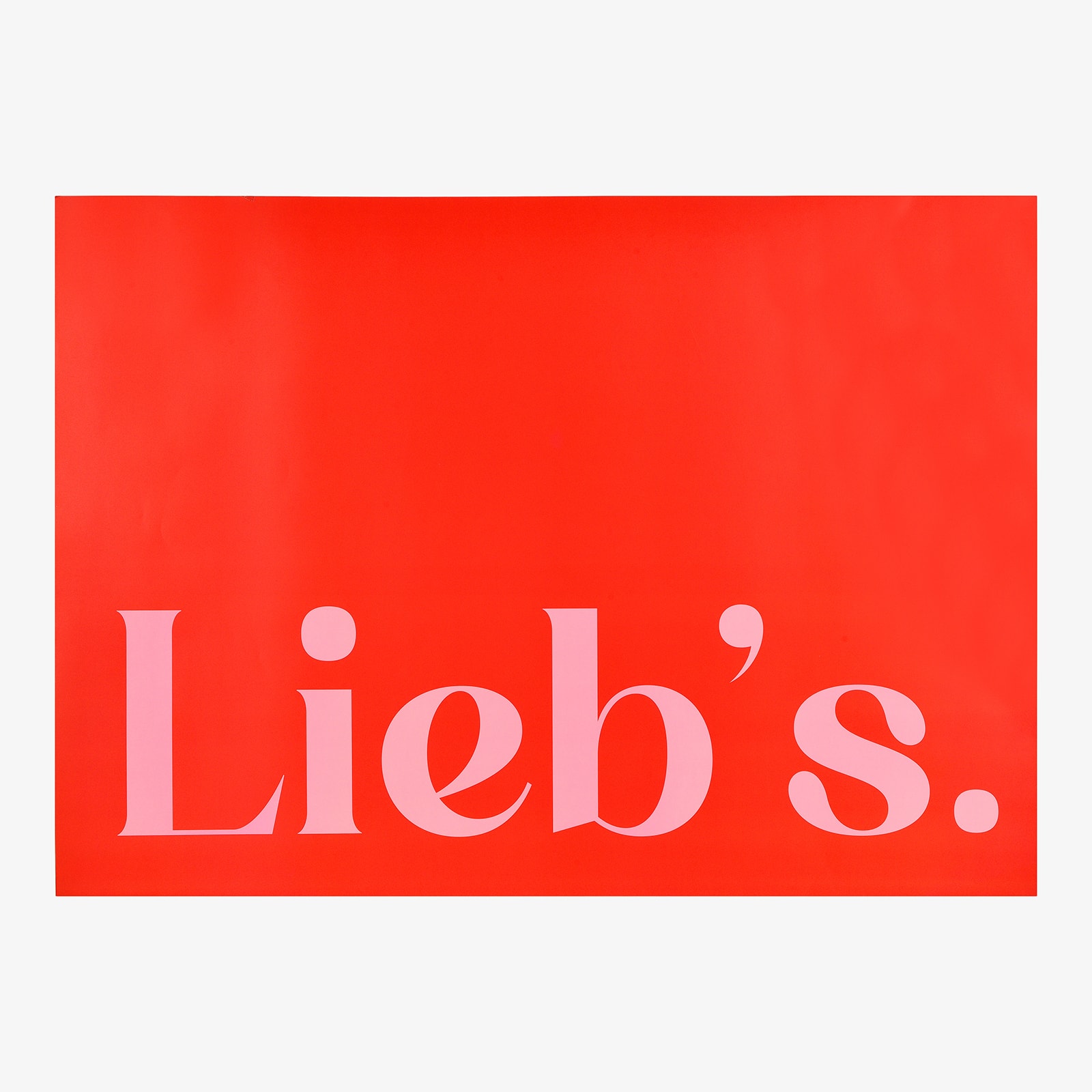 Poster Liebs Rot,B 700 x H 500 mm