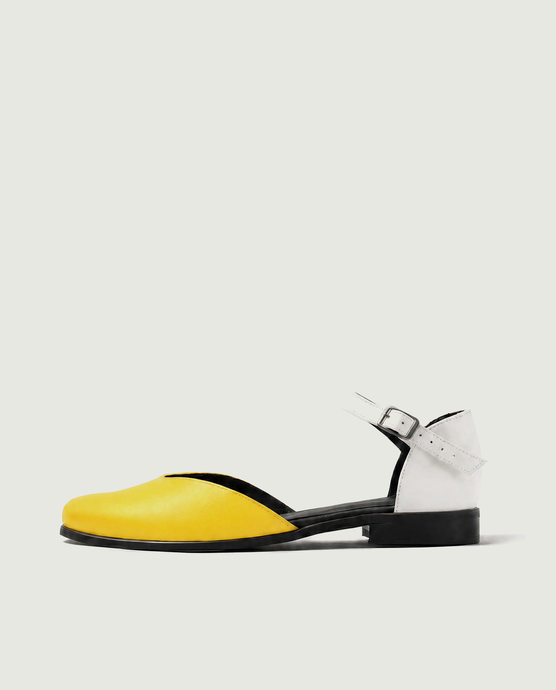 BOHEMA - Alexa Pumps Żółte, ze skóry roślinnej, polska rodzinna marka