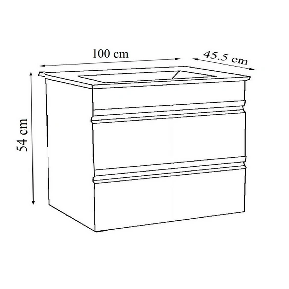 Waschplatz-Set »Silora«, BxHxT: 100 x 54 x 46 cm
