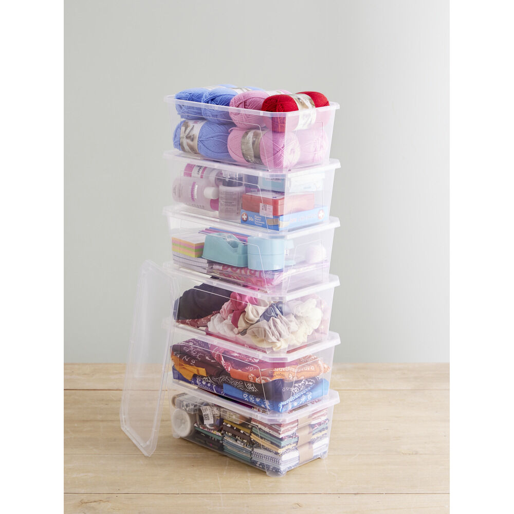 BoÎte 6L plastique transparent x6