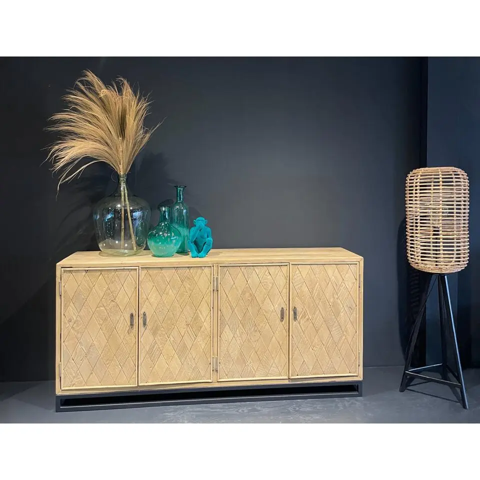 Livingfurn - Dressoir - Icons Sideboard Elm 180cm - Bruin