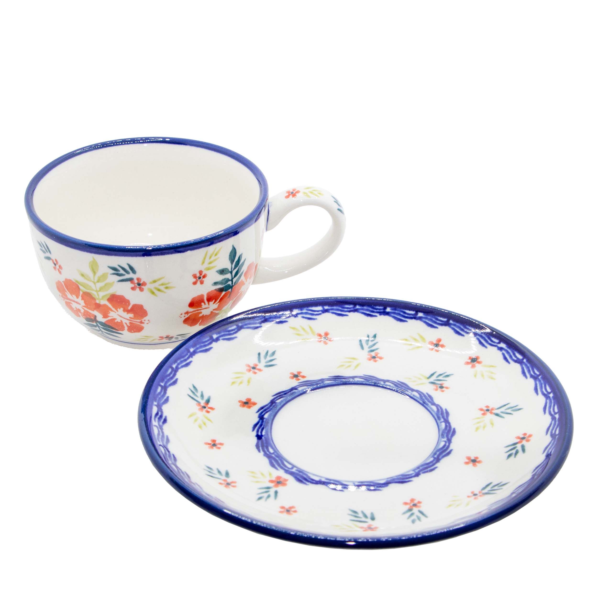 Filiżanka ze spodkiem Kwiat Lotosu (V0.2L)