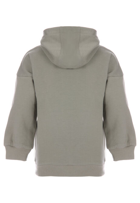 Younger Boys Green Monster Truck Hoody