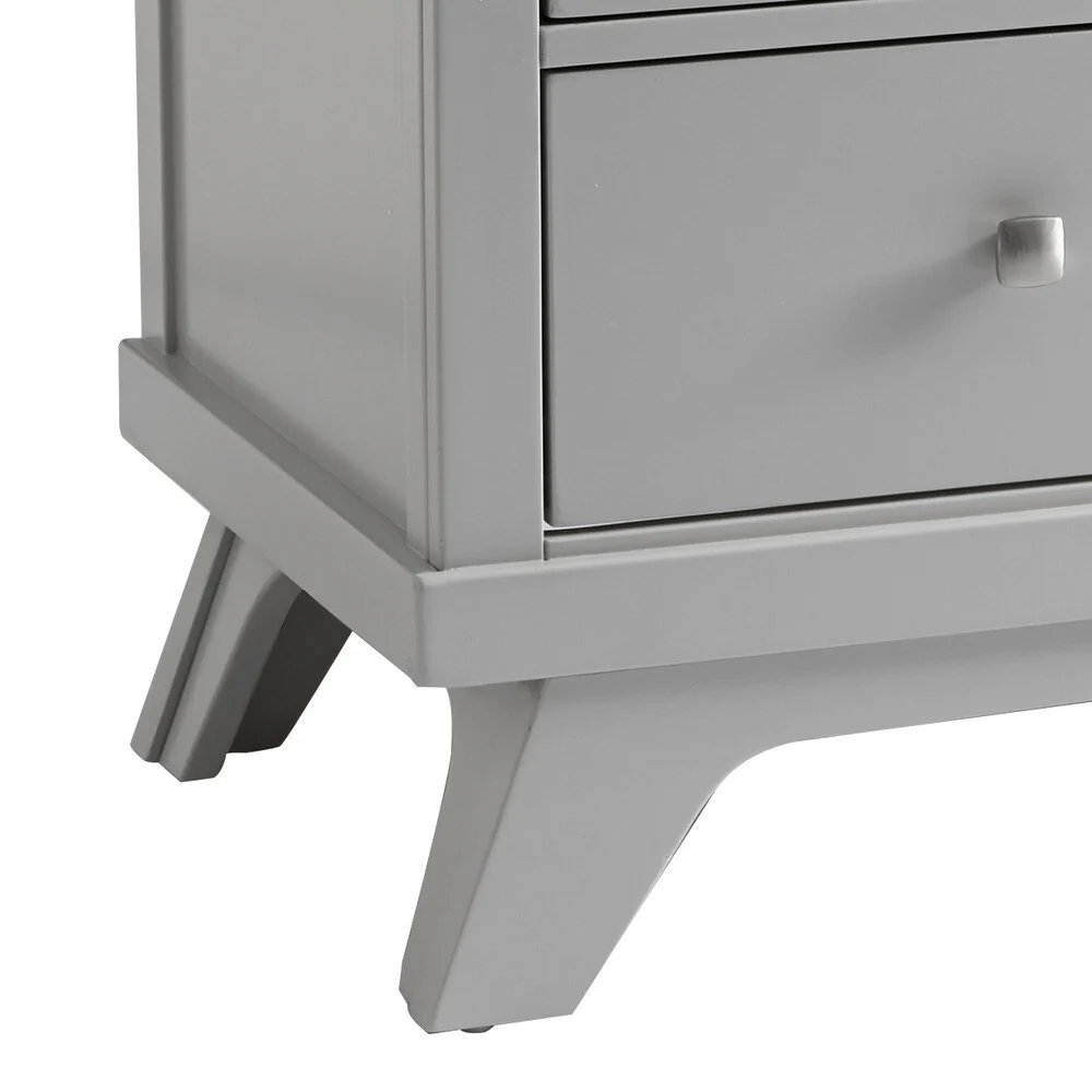 Sealy Bella 4-drawer Mid-century Grey Dresser