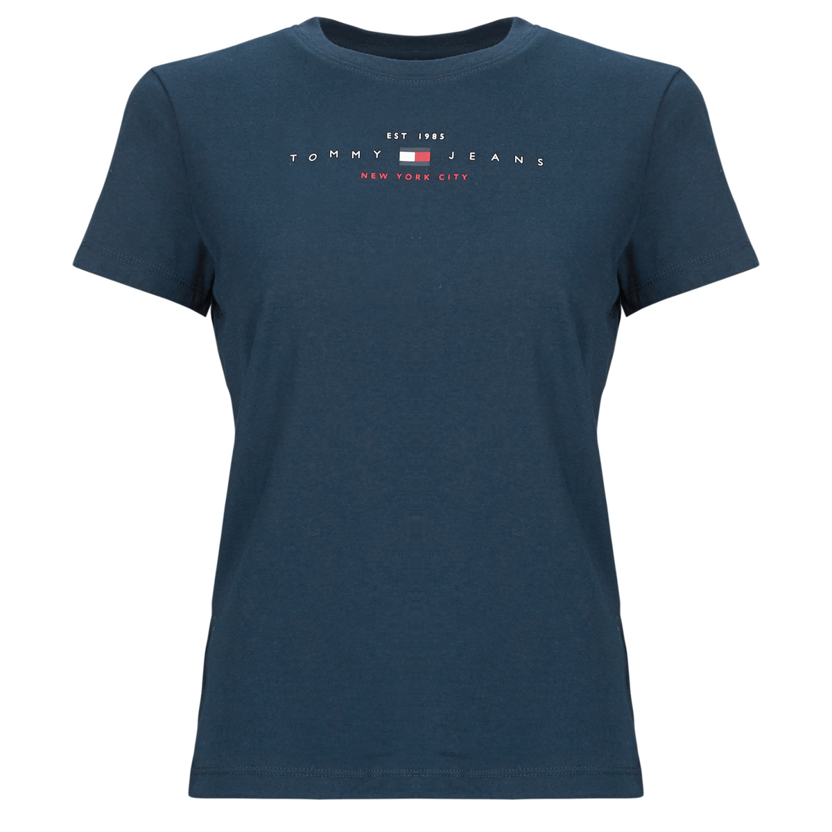 Tommy Jeans - TJW REG US LINEAR SS TEE - Marine