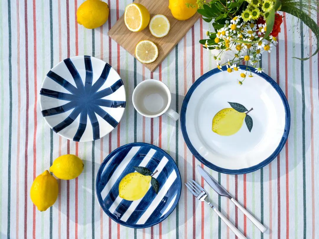 Geschirrset 16-teilig Stripes