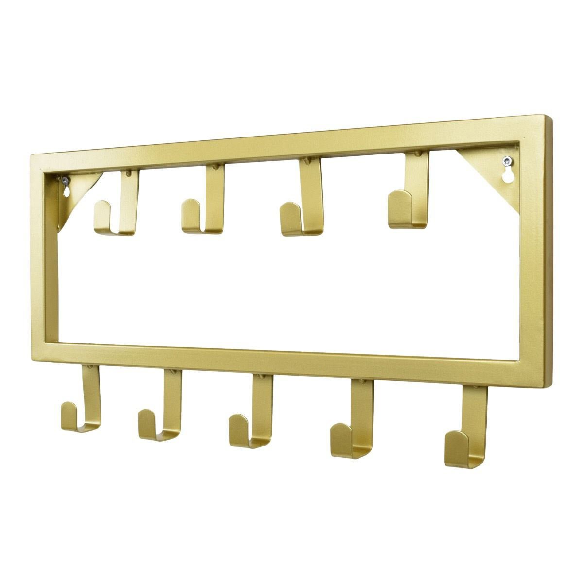 Ylumen kapstok Fame - 4 x 26  cm - mat goud