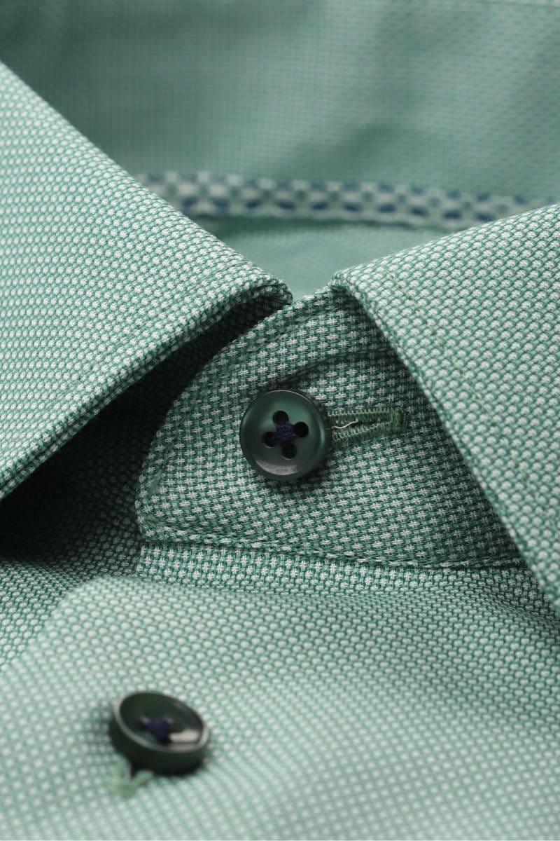 ETERNA Comfort Fit Hemd hellgrün, Strukturiert